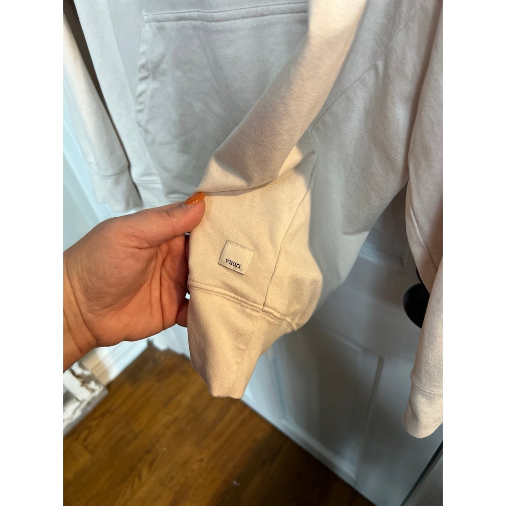 Vuori Halo Oversized Hoodie cream women's Large - Picture 2 of 3